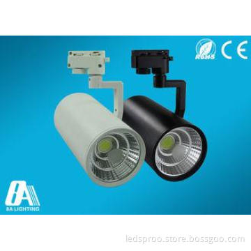Adjustable 24 Degree Beam Angle LED Track Lighting COB 20W